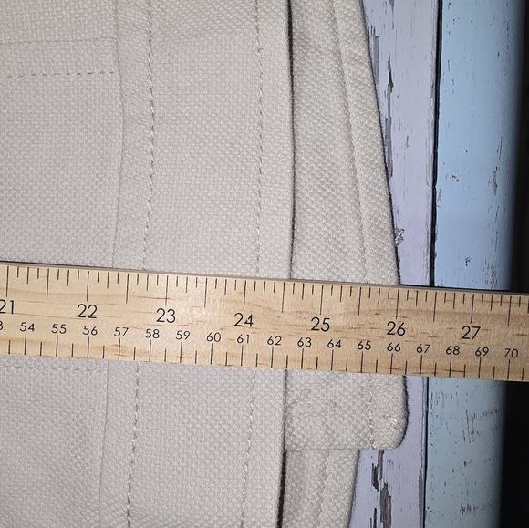 Mango Suit Beige Fitted Button Up Jacket (US X Small) - Picture 15 of 16